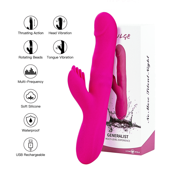 Vibrator za potiskanje in vrtenje kroglic